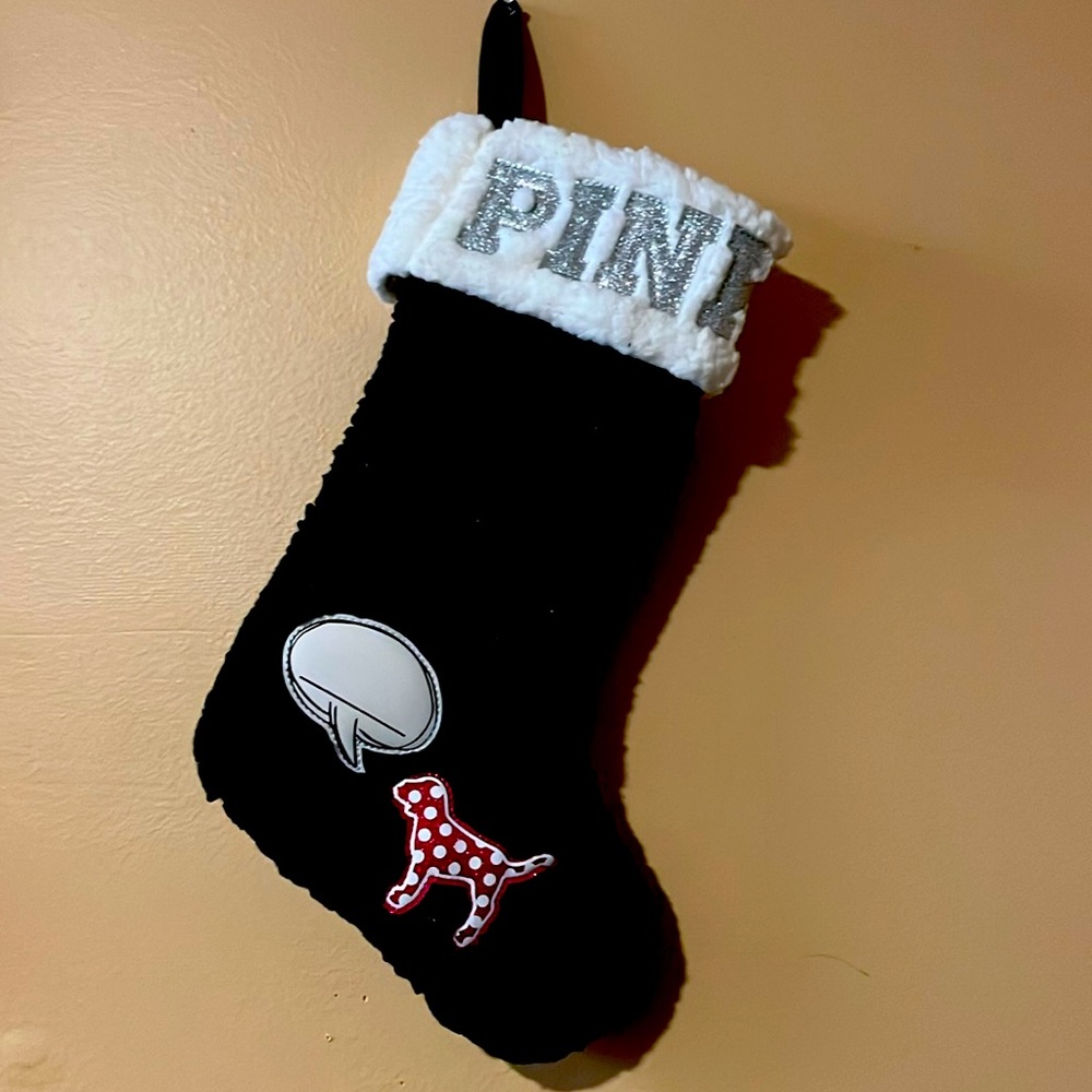 Pink Sherpa stocking
